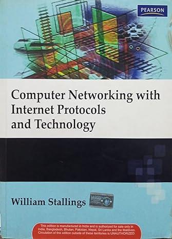 computer networking with internet protocols 1st edition stallings 9788131709351, 978-8131709351