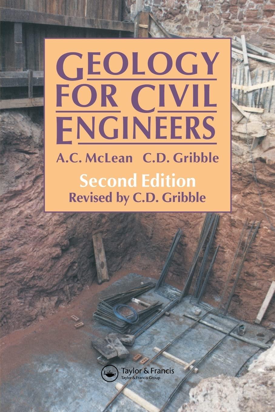 geology for civil engineers 2nd edition c. gribble, a. mclean 0419160000, 978-0419160007