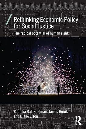 rethinking economic policy for social justice  the radical potential of human rights 1st edition radhika