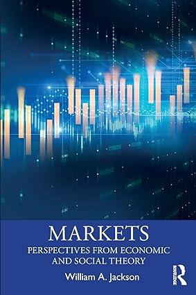 markets perspectives from economic and social theory 1st edition william a. jackson 1138936847, 978-1138936843