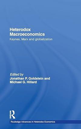 heterodox macroeconomics  keynes marx and globalization 1st edition jonathan p. goldstein  michael g. hillard