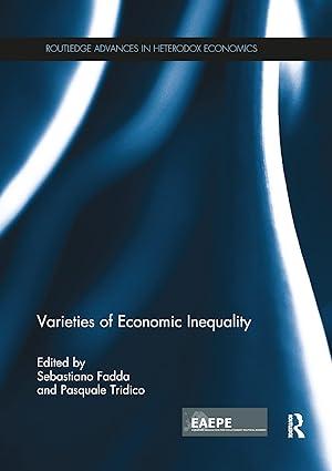 varieties of economic inequality 1st edition sebastiano fadda , pasquale tridico 0367356856, 978-0367356859