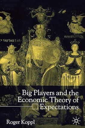 big players and the economic theory of expectations 1st edition r. koppl 134939968x, 978-1349399680