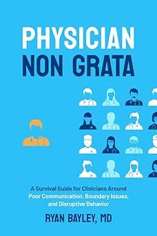 physician non grata a survival guide for clinicians around poor communication boundary issues and disruptive