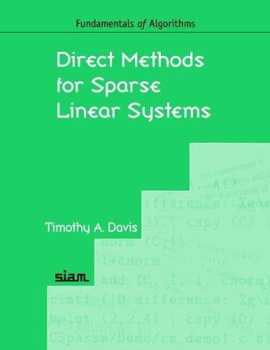 direct methods for sparse linear systems 1st edition timothy a. davis 0898716136, 978-0898716139
