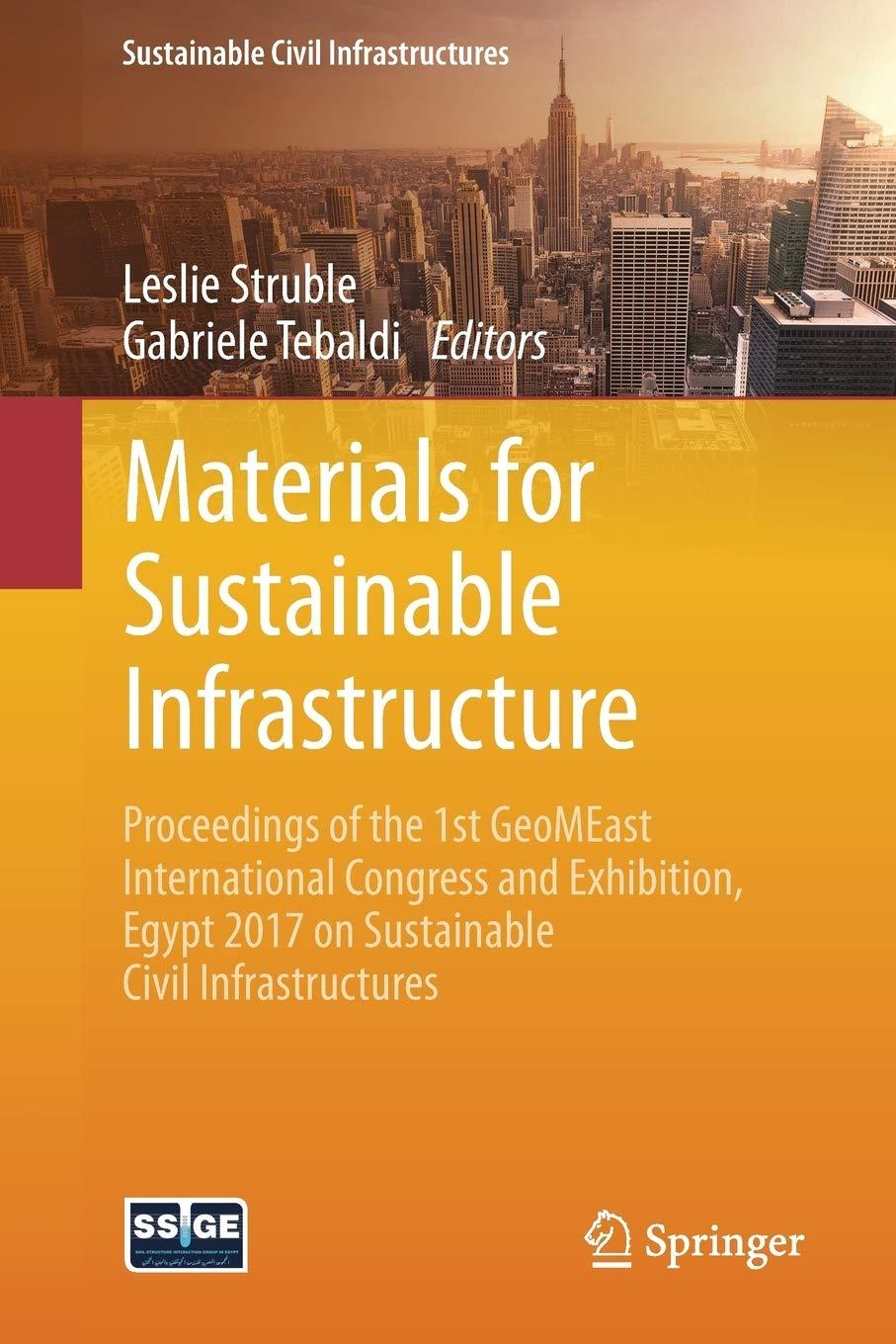 materials for sustainable infrastructure proceedings of the 1st geomeast international congress and