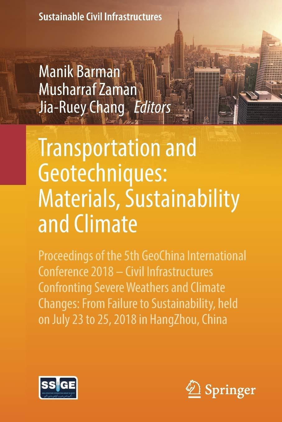 transportation and geotechniques: materials, sustainability and climate proceedings of the 5th geochina