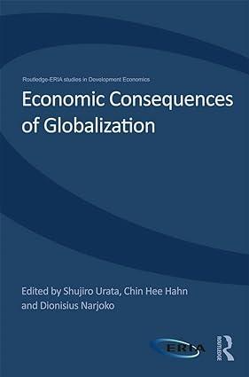 economic consequences of globalization 1st edition shujiro urata , chin hee hahn 0415705185, 978-0415705189