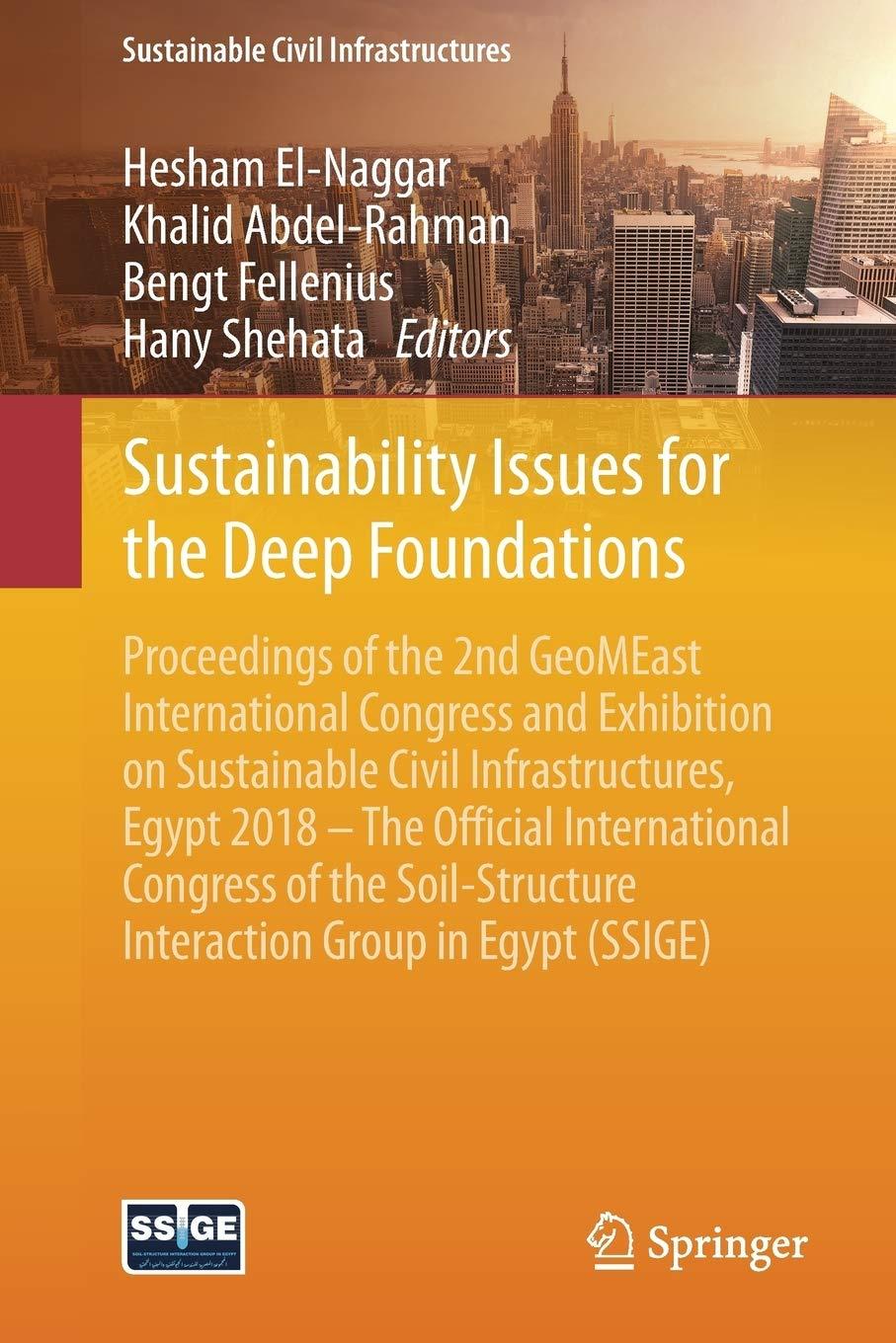 sustainability issues for the deep foundations proceedings of the 2nd geomeast international congress and