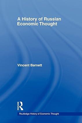 A History Of Russian Economic Thought