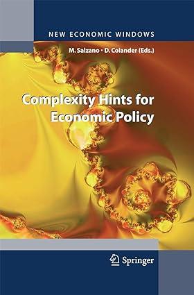 complexity hints for economic policy 1st edition massimo salzano , david colander 8847056004, 978-8847056008