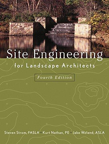 site engineering for landscape architects 4th edition steven strom, kurt nathan, jake woland, david lamm