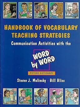 handbook of vocabulary teaching strategies communication activities with the word by word picture dictionary