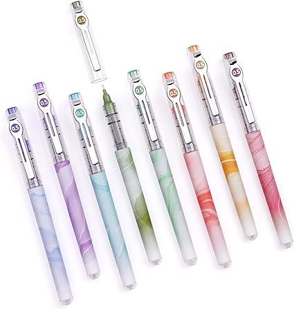 writechliquid ink rollerball pens multi colored 0.5mm extra fine point 501 writech b09td9bkgq