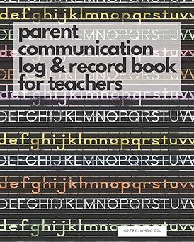 parent communication log and record book for teachers 1st edition so fine homeschool 1687242755,