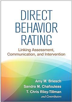 direct behavior rating linking assessment communication and intervention 1st edition amy m. briesch, sandra