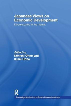 japanese views on economic development diverse paths to the market 1st edition kenichi ohno 0415156394,