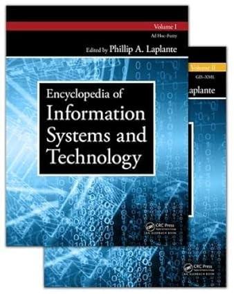 encyclopedia of information systems and technology 1st edition phillip a. laplante 9781466560772