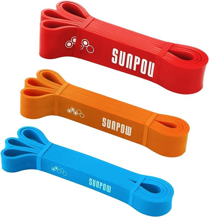 SUNPOW Resistance Bands For Working Out Pull Up Assistance Bands