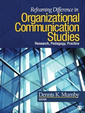 reframing difference in organizational communication studies research pedagogy and practice 1st edition