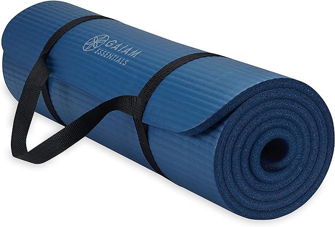 gaiam essentials thick yoga mat fitness ?05-63320 gaiam b07h9pzgsp