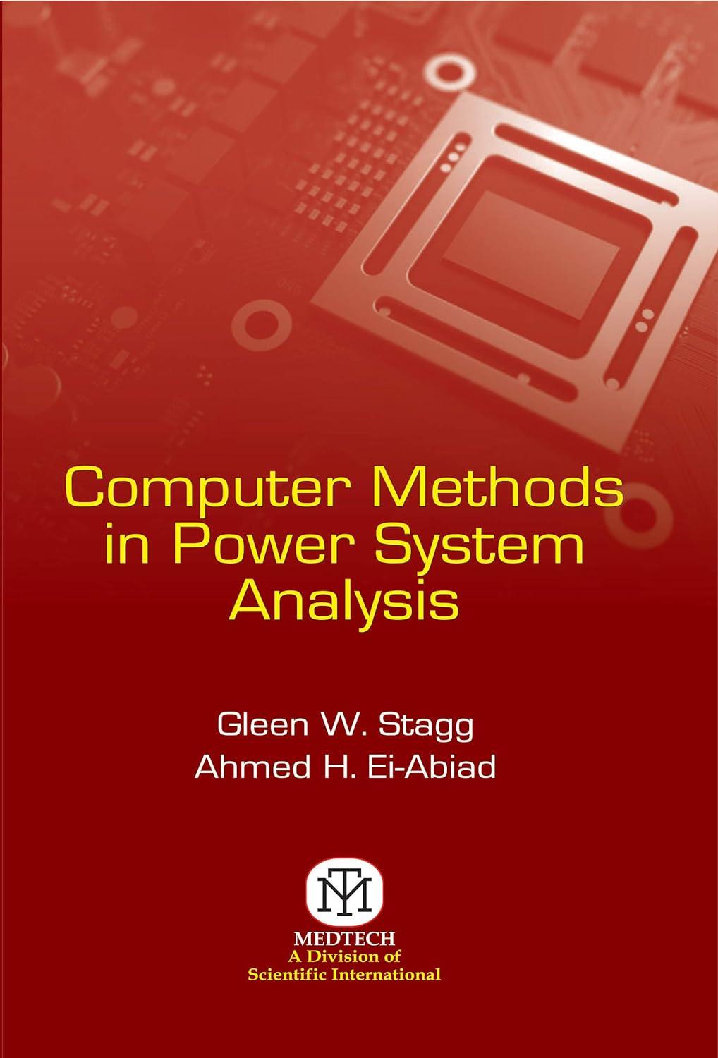 computer methods in power system analysis 1st edition stagg & ei-abiad 9388716159, 978-9388716154