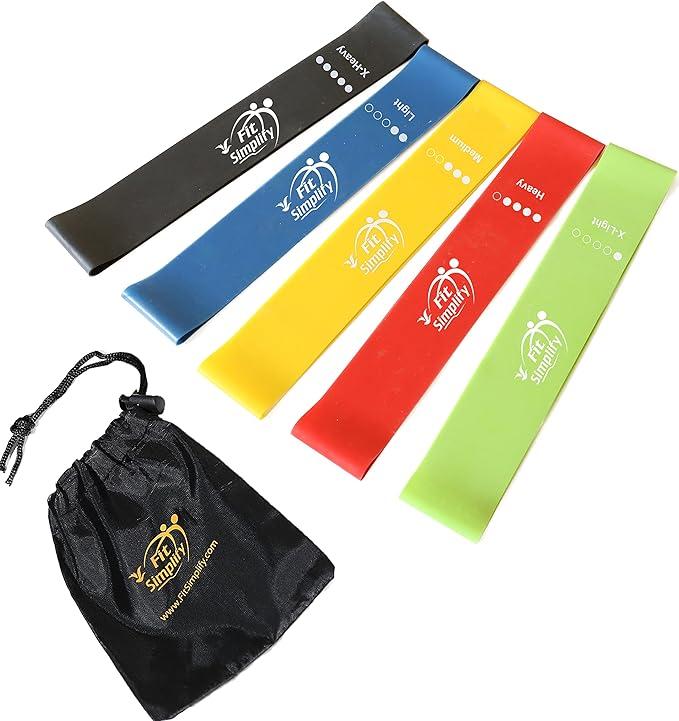 fit simplify resistance loop exercise bands and carry bag  ?fit simplify b01avdvhti