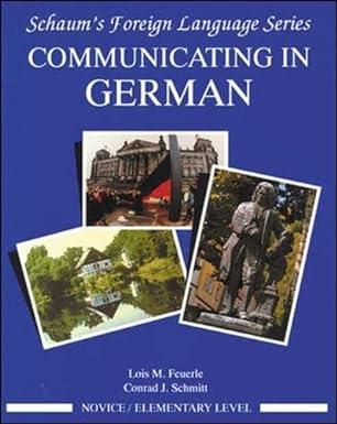 communicating in german 1st edition lois feuerle, conrad schmitt 0070569347, 978-0070569348