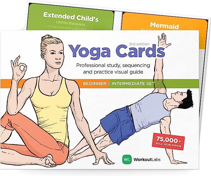 workoutlabs yoga cards complete set practice guide  workoutlabs b07cht5l5h