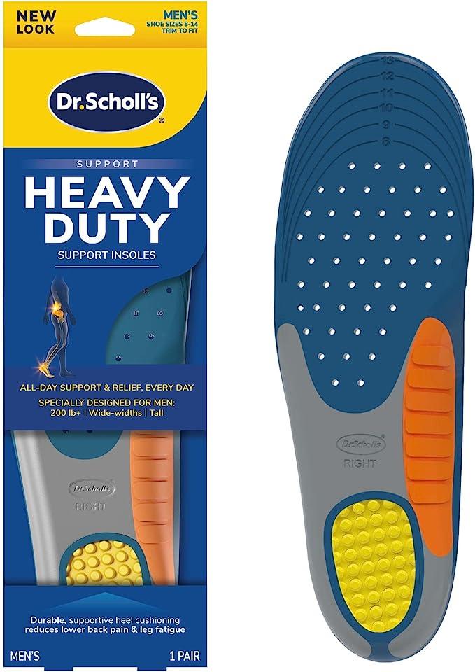 dr. scholls heavy duty support insole orthotics 1 pair 200lbs dr. scholls b01m8o5hly