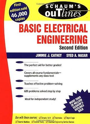 schaum s outline of basic electrical engineering 2nd edition j. cathey, syed nasar 0070113556, 978-0070113558