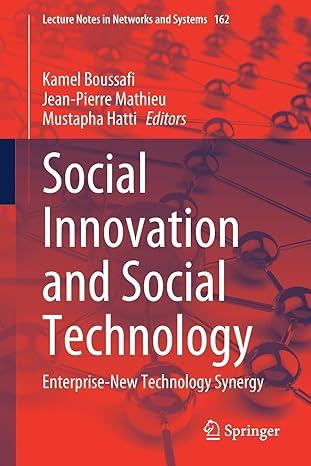 social innovation and social technology enterprise new technology synergy 2021 edition kamel boussafi,
