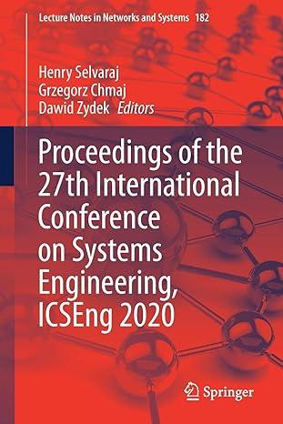 proceedings of the 27th international conference on systems engineering icseng 2020 2021 edition henry