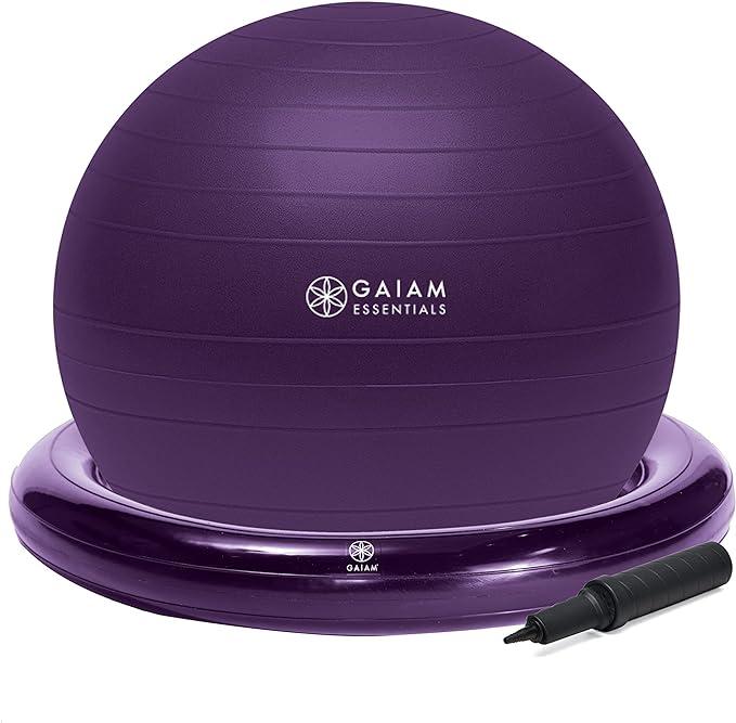 gaiam essentials balance ball and base kit ?05-63739 gaiam essentials b07wlkjkhp