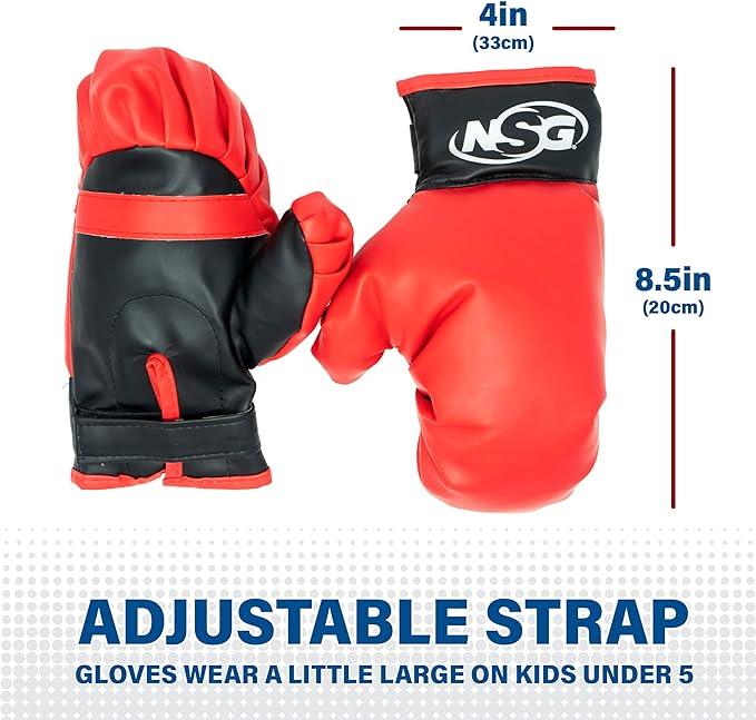 nsg punching bag and boxing gloves set for kids  nsg b009iw4xli