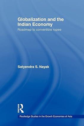 globalization and the indian economy roadmap to a convertible rupee 1st edition satyendra s. nayak