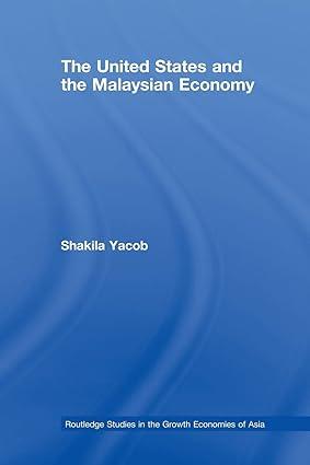 the united states and the malaysian economy 1st edition shakila yacob 0415542456, 978-0415542456