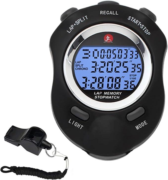 rolilink stopwatch metal stop watch for sports ?rl-810-black rolilink b09xlm8dwc