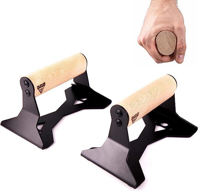 pullup and dip wooden push up bars with ergonomical handle  pullup & dip b07gcxwn5g