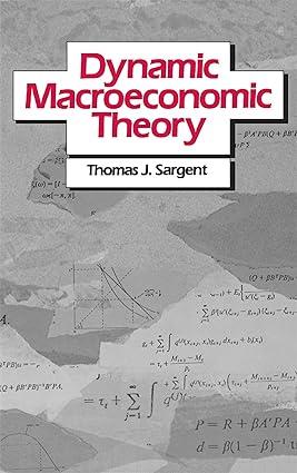 dynamic macroeconomic theory 5th edition thomas j. sargent 0674218779, 978-0674218772