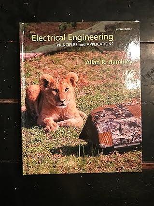 electrical engineering principles and applications 6th edition allan r. hambley 0133116646, 978-0133116649
