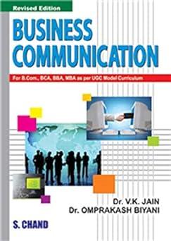 business communications 1st edition v. jain 8121928702, 978-8121928700