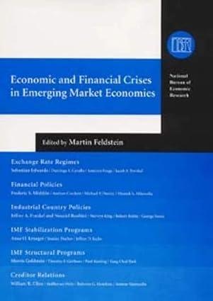 economic and financial crises in emerging market economies 1st edition martin feldstein 0226241092,
