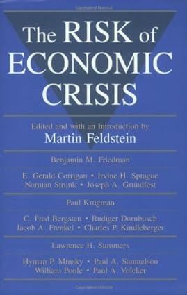 the risk of economic crisis 1st edition martin feldstein 0226240916, 978-0226240916