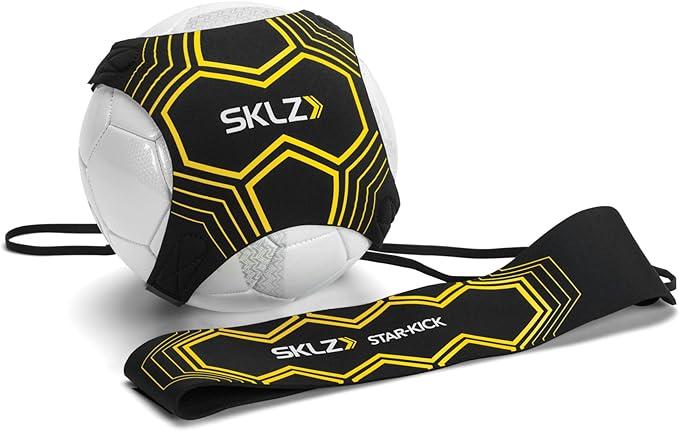 sklz star-kick hands free adjustable solo soccer trainer ?0404 sklz