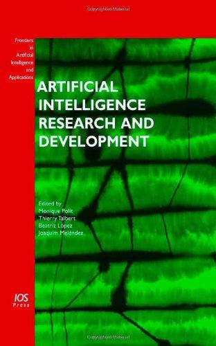 artificial intelligence research and development  frontiers in artificial intelligence and applications 1st