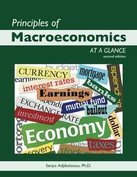 principles of macroeconomics at a glance 2nd edition adjibolosoo 1627519718, 9781627519717