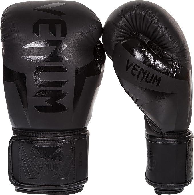 venum elite boxing gloves ?us-venum-1392-matte/black venum b01d1obvg8