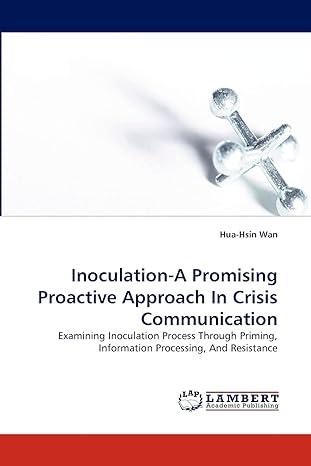 inoculation a promising proactive approach in crisis communication examining inoculation process through