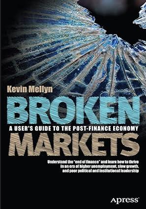 broken markets a users guide to the post finance economy 1st edition kevin mellyn 1430242213, 978-1430242215